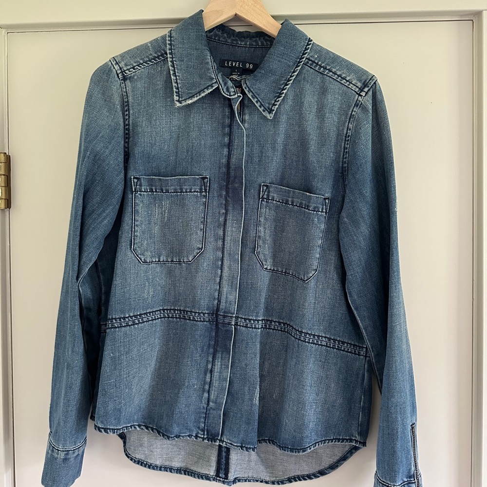 Denim Zip-up Jacket